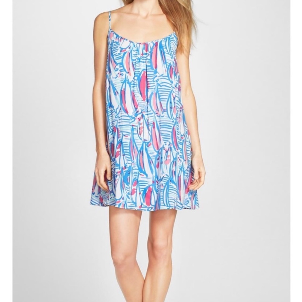 ‼️SOLD‼️ Lilly Pulitzer Daphne Trapeze Dress - Picture 1 of 8